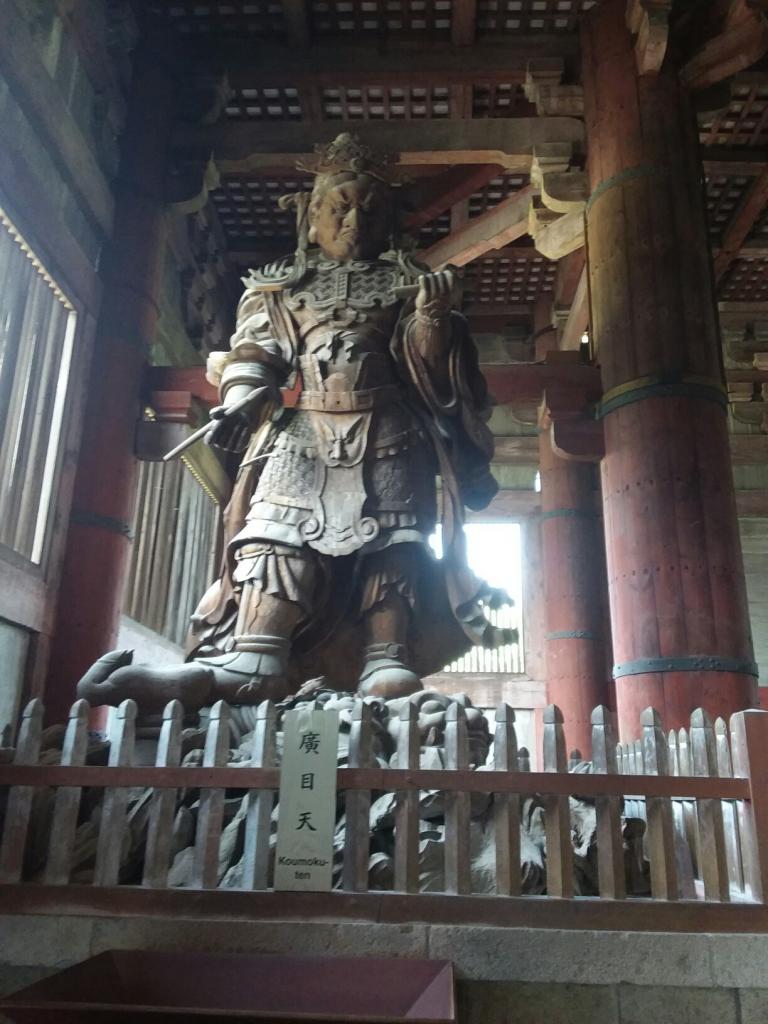 Guerrier dans le Daibutsu-den