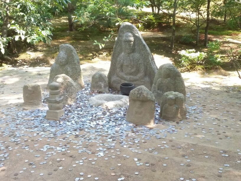 Dans les jardins du temple d'or, Kyoto