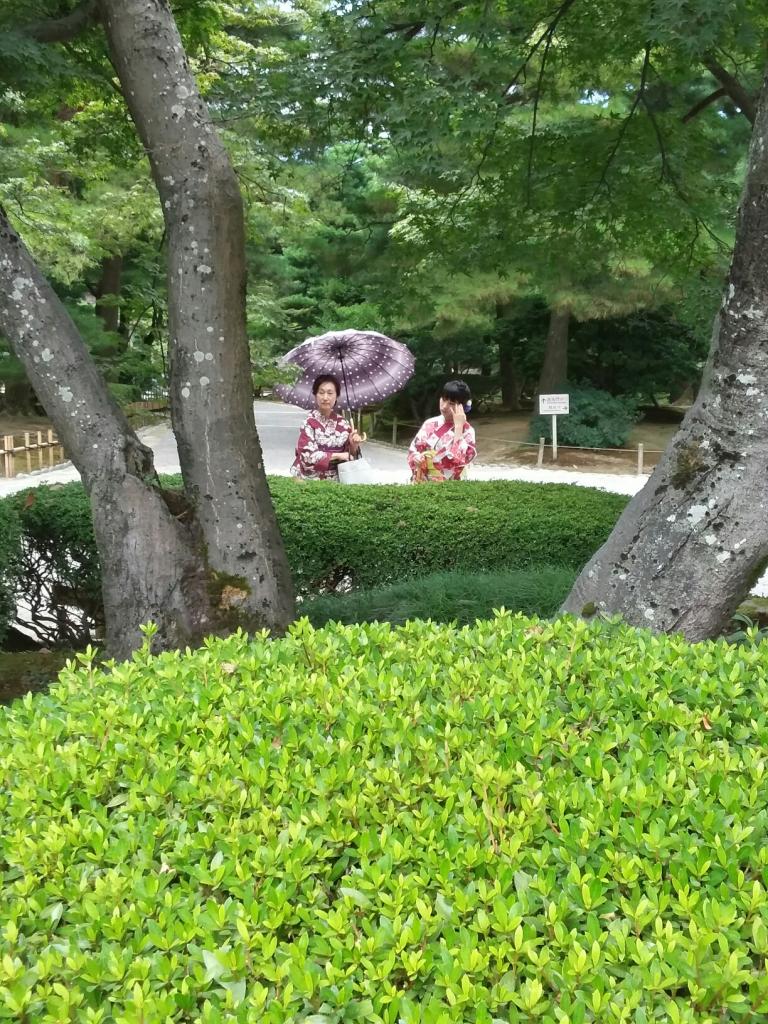 Dans les jardins Kenroku-en, Kanazawa