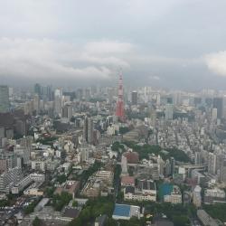 Vue de Tokyo depuis la Mori Tower (il pleuvait)